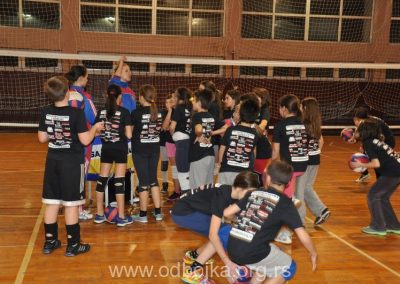 Januar 2014. u školi odbojke SC Olimp