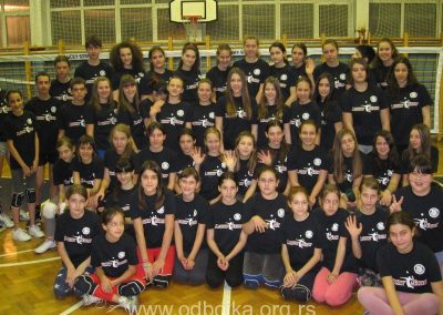 Januar 2014. u školi odbojke Desanka Maksimović